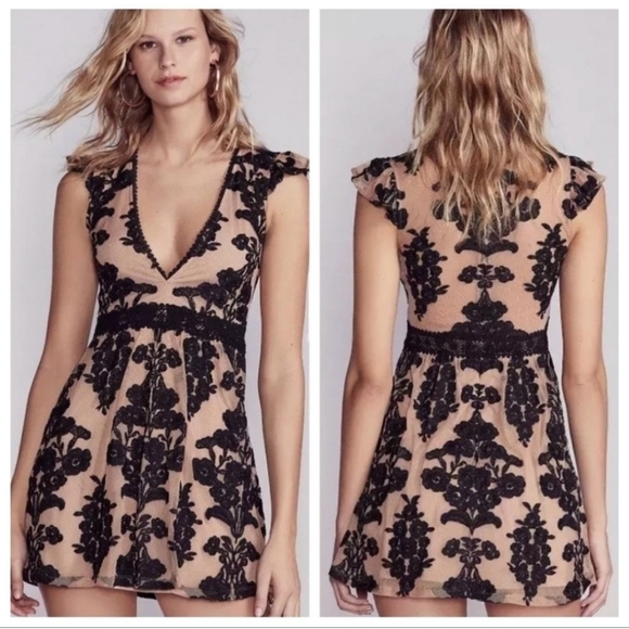 For love And Lemons Temecula Fit & Flare Mini Dress Small - Picture 1 of 8
